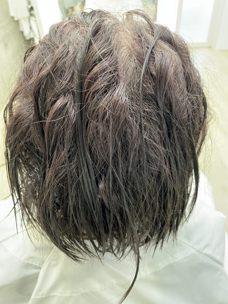 60代エイジング毛でも丁寧にすれば矯正も可能です！